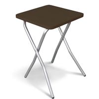 Табурет складной S-6 (Венге-хром/металл-ЛДСП)