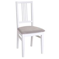 Стул "Никас" (ткань: Вивальди 06 /дерево:Тон 9 Эмаль белая)