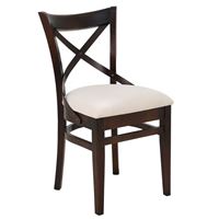 Стул полумягкий "Соло" венский (Тон 7 Орех темный / ткань:Вивальди 02)