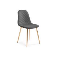 Стул Dabl dark gray / gold