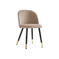 Стул Gabi dark beige / black / gold