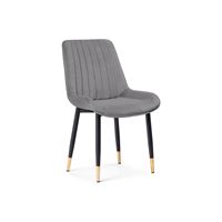 Стул Seda 1 dark gray / gold / black