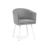 Стул Валета светло-серый / белый