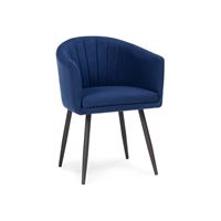 Стул Валета темно-синий / черный