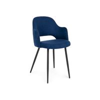Стул Гутрид прошивка ромбы сзади темно-синий / черный