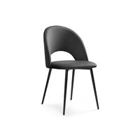 Стул Ирре графитовый / черный глянец