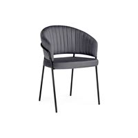 Стул Лео антрацитовый / черный