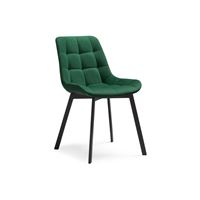 Стул Челси черный / зеленый