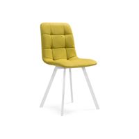 Стул Чилли белый / горчичный