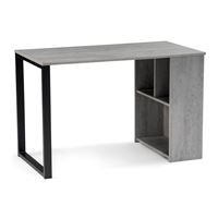 Стол Битти Лофт 116 бетон / черный матовый