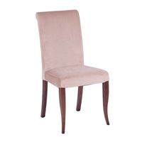 Стул "Помпей Люкс" (ткань Мирей10 / дерево Тон 7 (Орех темный))