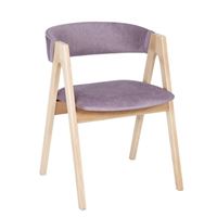 Стул "Честер 1" (бук/ткань Айсберг розовый)