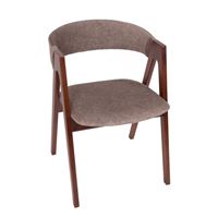 Стул "Честер 1" (темный орех/ткань Айсберг корица)