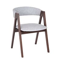 Стул "Честер 1" (темный орех/ткань Айсберг сильвер)