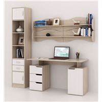 Уголок школьника Нейт УШ-3-01 дуб сонома / белый