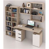 Уголок школьника Нейт УШ-3-02 дуб сонома / белый