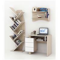 Уголок школьника Ренцо УШ-1-02 дуб сонома / белый