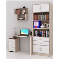 Уголок школьника Слим УШ-2-01 дуб сонома / белый