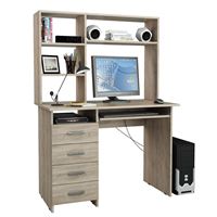 Стол компьютерный Милан-3, с надставкой дуб сонома