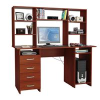 Стол компьютерный Милан-6, с надставкой орех итальянский
