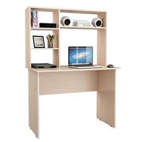 Стол письменный Милан-5, с надставкой дуб молочный