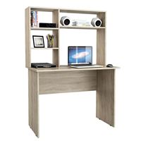 Стол письменный Милан-5, с надставкой дуб сонома