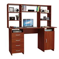 Стол письменный Милан-7, с надставкой орех итальянский