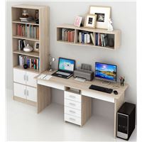 Уголок школьника Тандем УШ-2Я-02 дуб сонома / белый