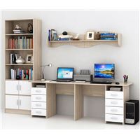 Уголок школьника Тандем УШ-3-02 дуб сонома / белый