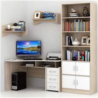 Уголок школьника Триан УШ-5-04 дуб сонома / белый