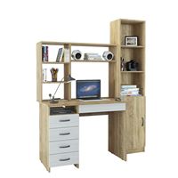 Уголок школьника УШ-1 дуб сонома / белый