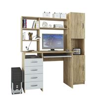 Уголок школьника УШ-7 дуб сонома / белый