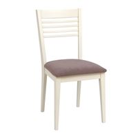 Стул "Эстель" (Эмаль 11 слоновая кость/ткань Smoke)