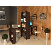 Стеллаж со столами Рикс-455 венге