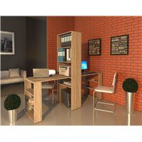 Стеллаж со столами Рикс-455 дуб сонома