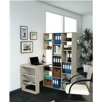 Стеллаж со столом Рикс-15 дуб сонома