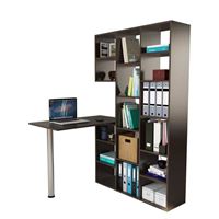 Стеллаж со столом Рикс-16 венге