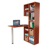 Стеллаж со столом Рикс-26 орех итальянский