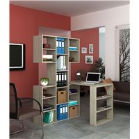 Стеллаж со столом Рикс-35 дуб сонома