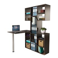 Стеллаж со столом Рикс-36 венге