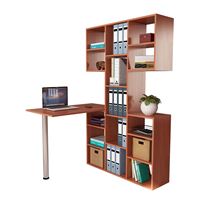 Стеллаж со столом Рикс-36 орех итальянский