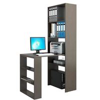 Стеллаж со столом Рикс-45 венге