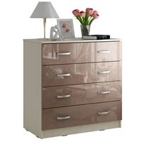 Комод Милан-011 Глянец дуб молочный / капучино