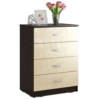 Комод Милан-018 Глянец венге / бежевый