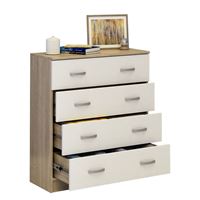 Комод Финк-084 дуб сонома-белый