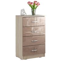 Комод Финк-054 Глянец дуб сонома / капучино