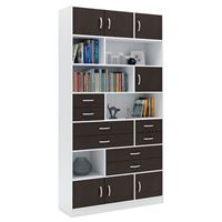 Стеллаж в комплекте Либерти-31 белый / венге