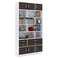 Стеллаж в комплекте Либерти-32 белый / венге