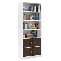 Стеллаж в комплекте Либерти-52 белый / венге