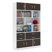 Стеллаж в комплекте Либерти-62 белый / венге